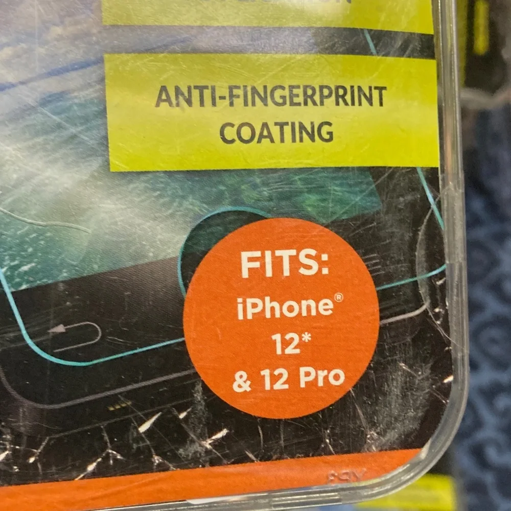 Tempered Glass Screen Protector for iPhone 12/12 Pro Set of 2